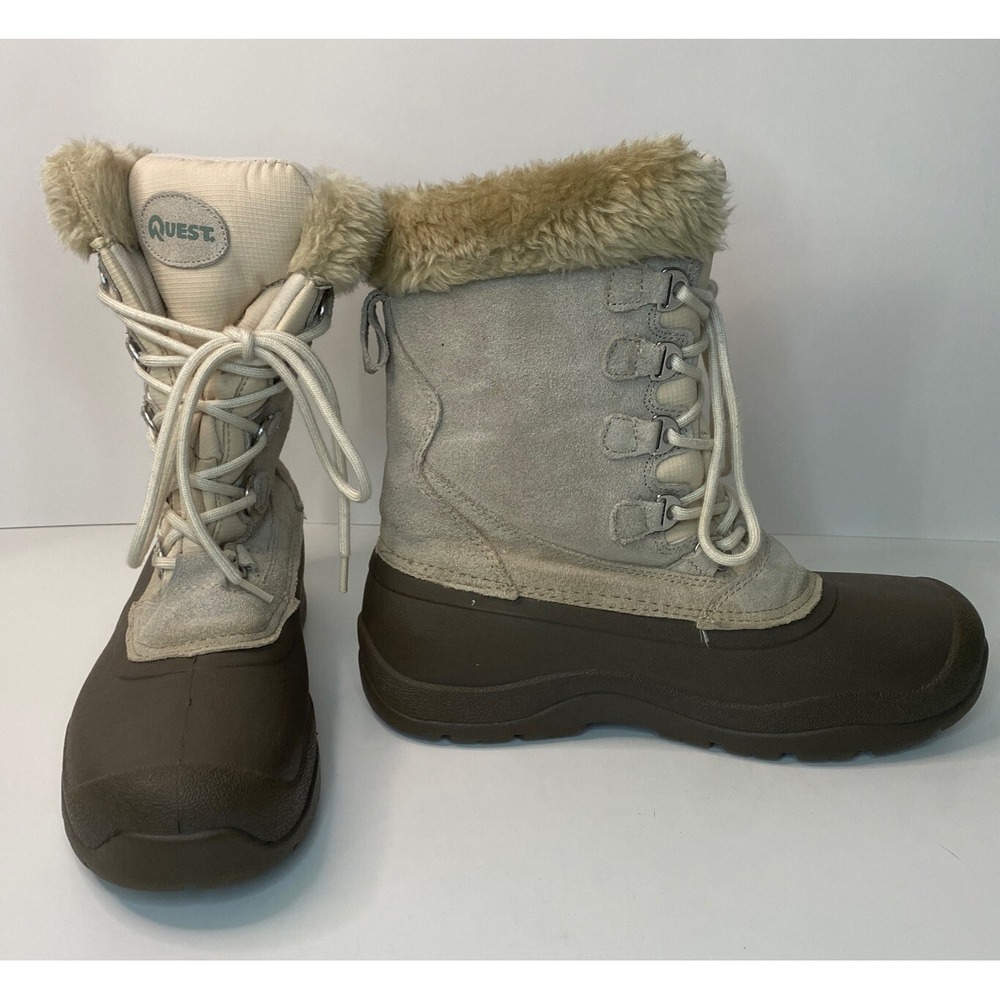 QUEST SNOW BOOTS SZ 7. GREAT CONDITION. THINSULATE 299 GRAM.‎ QCWBW004. WARM.